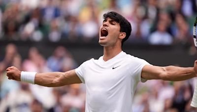Alcaraz vuela hasta otra final de Wimbledon contra Djokovic