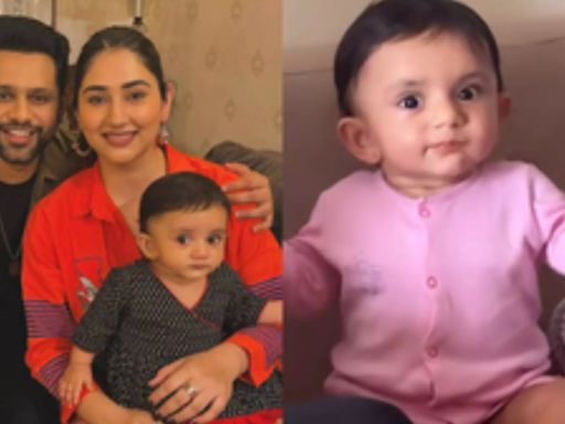 Rahul Vaidya, Disha Parmar Celebrate 10 Months Of Baby Girl Navya - Watch