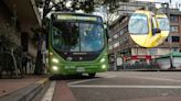 Ni Transmilenio se salvó: varios buses fueron pinchados durante paro de taxistas en Bogotá