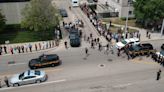 VIDEO: Law enforcement procession escorts fallen Clark County deputy back to Springfield