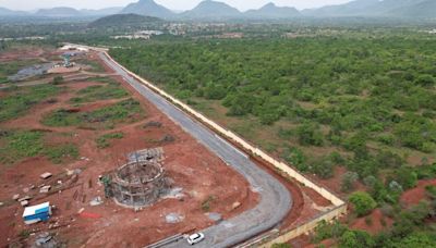 Anakapalli MP takes stock of progress of work on IIPE Vizag’s permanent campus