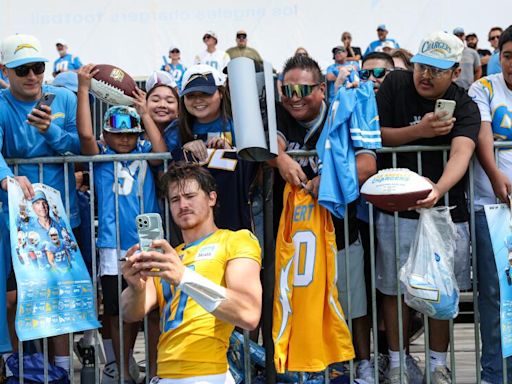 Look who impressed Jim Harbaugh on first day of Chargers training camp