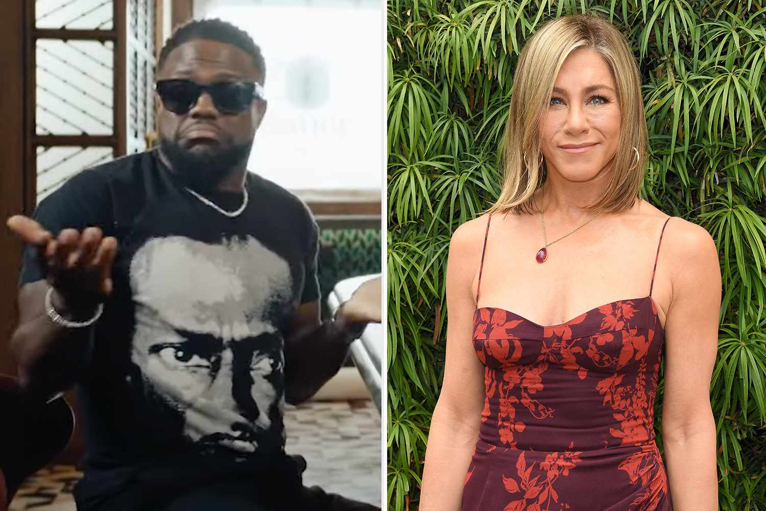 Watch Kevin Hart get hammered and forget he worked with Jennifer Aniston, Harrison Ford