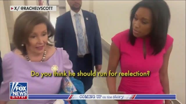 "Am I speaking English to you?": Nancy Pelosi to reporter asking about her not explicitly backing Biden's candidacy.