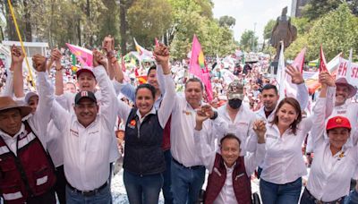 Ricardo Moreno cerró campaña con 10 mil simpatizantes; promete seguridad en transporte