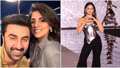 Ranbir Kapoor, Neetu 'screamed the loudest' for Alia Bhatt at Paris Fashion Week