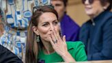 Kate Middleton Blows a Kiss from the Royal Box at Wimbledon — Just Like She Did Last Year