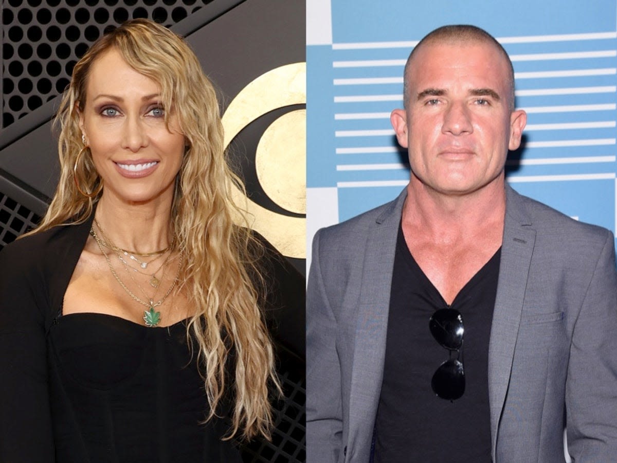 Tish Cyrus reveals she and husband Dominic Purcell sought therapy two weeks into dating