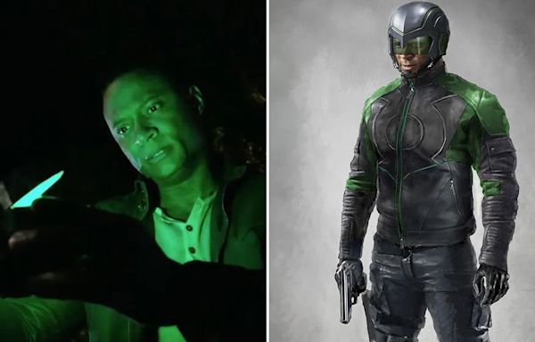 ARROW Concept Art Reveals First Look At John Diggle/Spartan's Scrapped GREEN LANTERN Costume