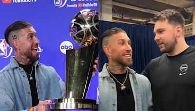 Sergio Ramos viaja a Estados Unidos con su hijo para las Finales de la NBA