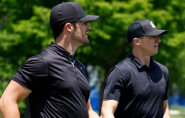 Drew Brees and Derek Carr team up at Zurich Classic Pro-Am golf tournament