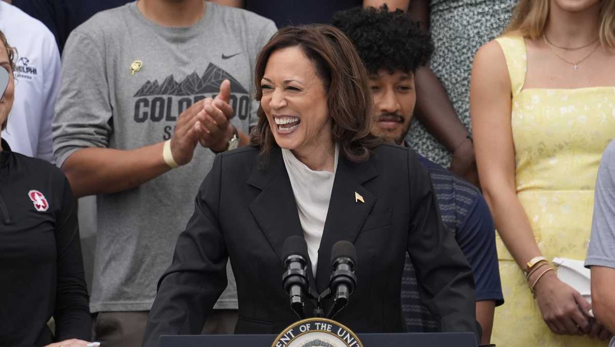 Harris praises Biden's 'unmatched' legacy, looks to lock up the Democratic nomination