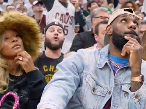 NBA》LeBron James觀戰騎士季後賽 引起回鍋話題