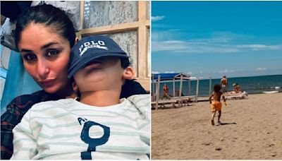 Kareena Kapoor Khan drops postcard-worthy pic of son Taimur while enjoying sunny day on a London beach