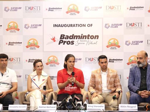 Saina Nehwal Inaugurates Badminton Pros Academy at Dosti West County – Balkum, Thane (W)