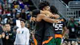 Locura en Miami: la ofensiva de alto octanaje de la UM supera a Houston 89-75 para llegar a la “Elite Eight”