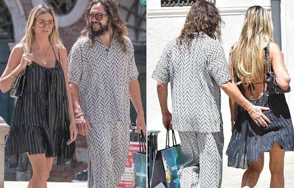 Heidi Klum’s Husband Tom Kaulitz Pats Her Butt Before Gondola Ride During Romantic Venice Vacation