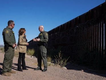 Harris to call for tougher border action on Arizona visit; Trump threatens to prosecute Google for ‘bad stories’ – as it happened