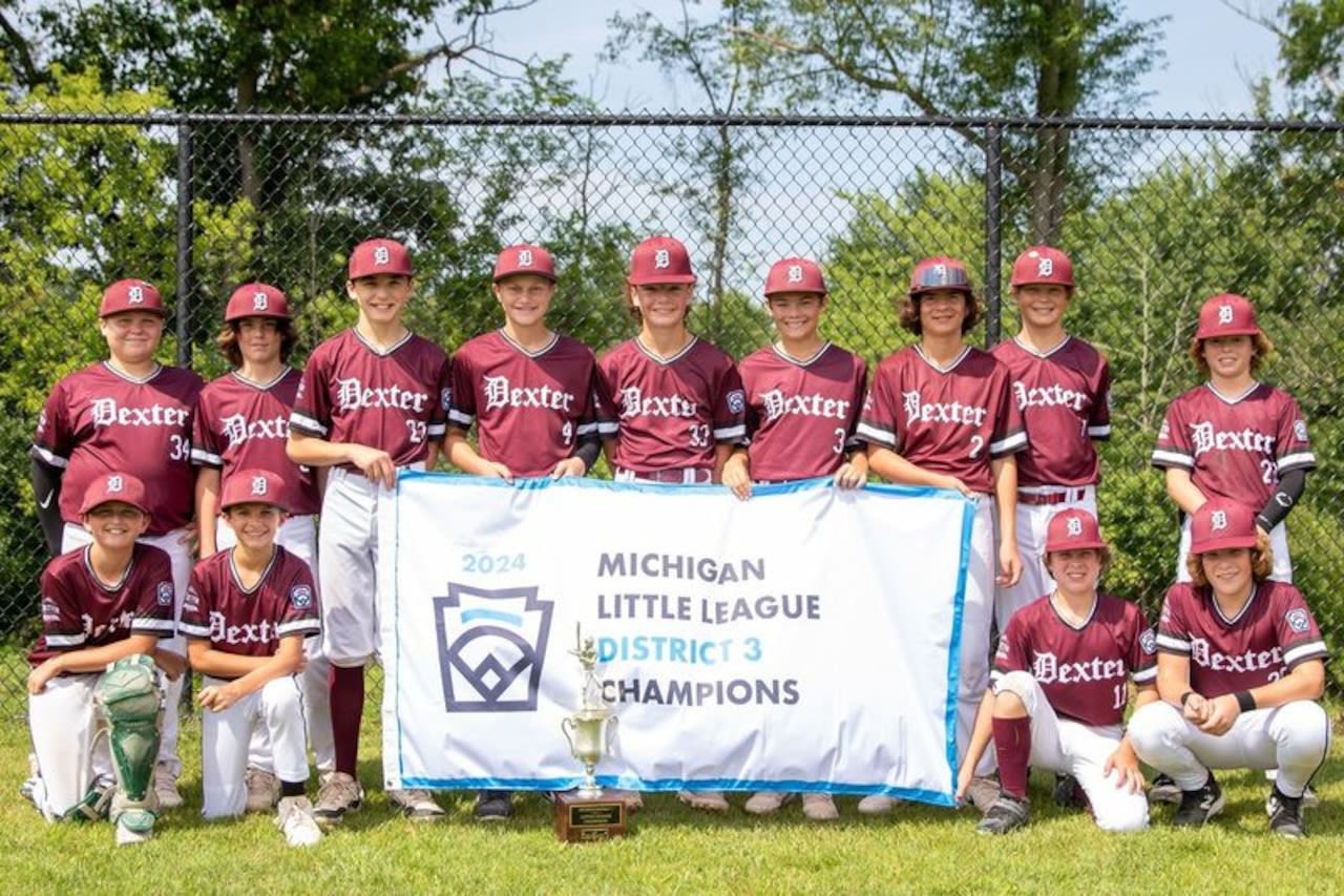 Dexter little league baseball off to state tournament after district title win