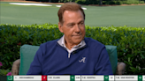 Nick Saban, untethered from football, is living his best life at The Masters