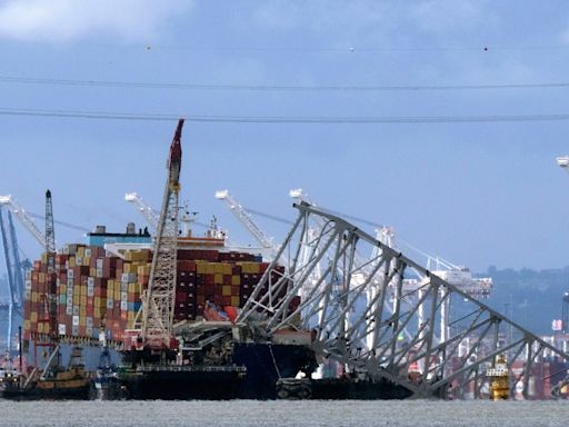 Dali cargo ship leaves Baltimore for Virginia, nearly 3 months after bridge collapse