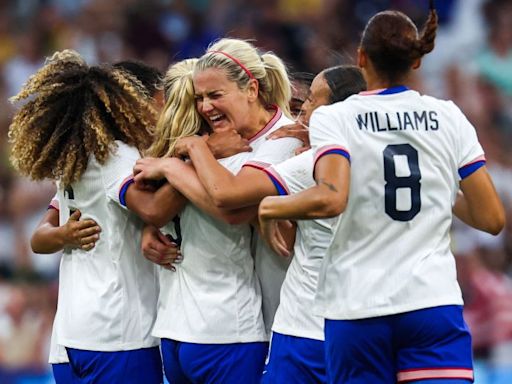 US women’s soccer team qualifies for Olympic quarterfinals as group winner after 2-1 victory over Australia