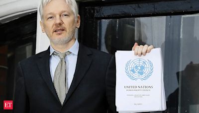 WikiLeaks founder Julian Assange walks out of U.S. court a 'free man' after guilty plea