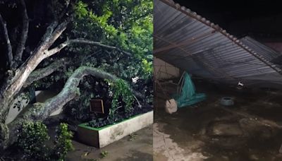 Por el susto, mujer sufrió un infarto en medio de un vendaval que levantó los techos de varias viviendas en Magangué, Bolívar