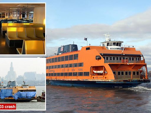 Staten Island Ferry that killed 11 in 2003 crash up for auction — as city jokes, ‘Should Pete and Colin each have their own?’