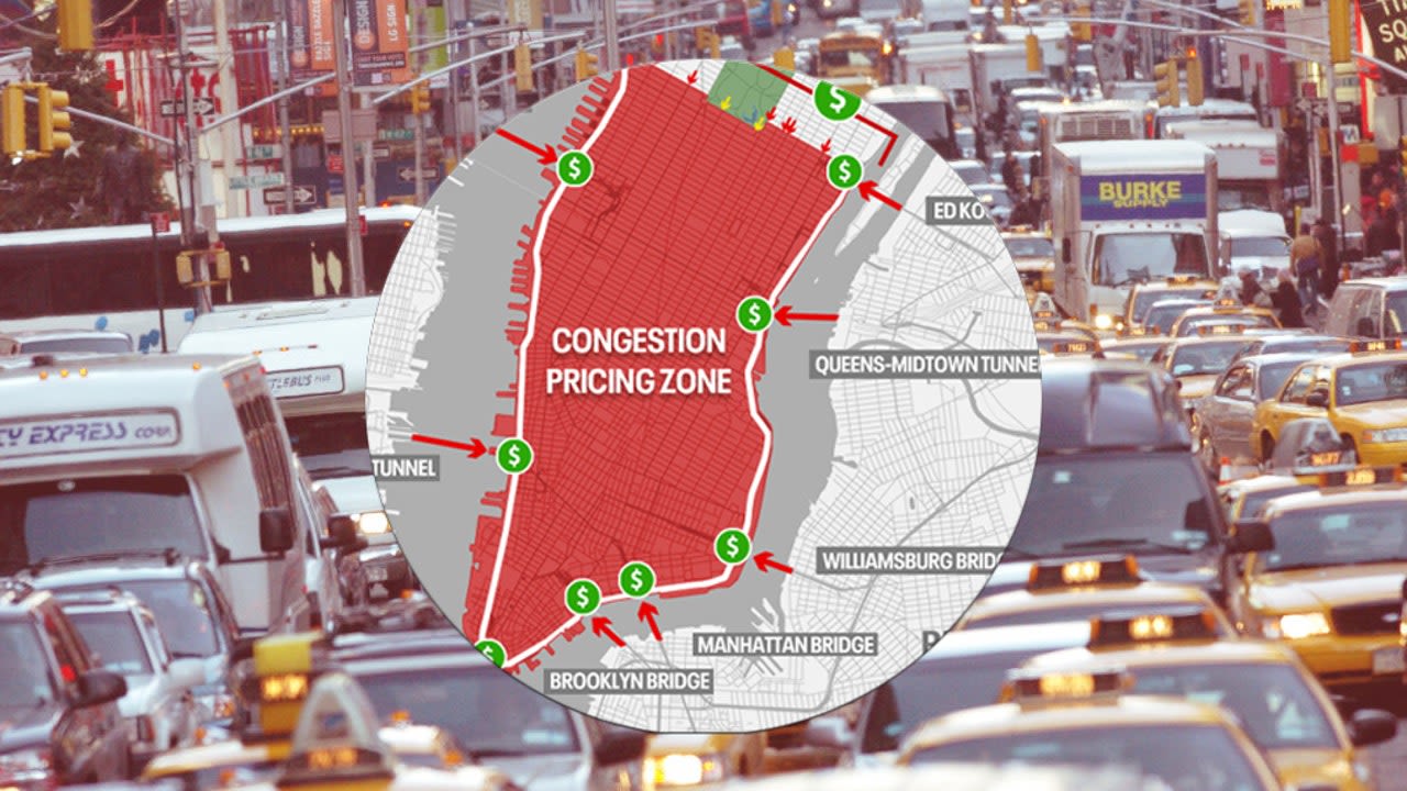 NYC congestion pricing: Map, exemptions, start date and more