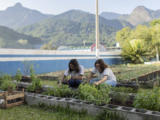 Escola pública em Magé (RJ) transforma lixo orgânico em energia limpa