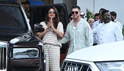 Priyanka Chopra and Nick Jonas arrive in Mumbai for Anant Ambani-Radhika Merchant’s grand wedding