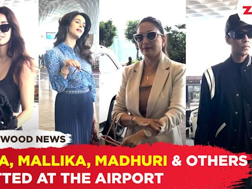 Disha Patani, Madhuri Dixit, Jasmin Bhasin, Taha Shah Badussha & other celebs seen at the airport