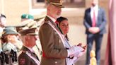 Felipe VI vuelve a jurar bandera 40 años después en la Academia General Militar con la Princesa Leonor como testigo