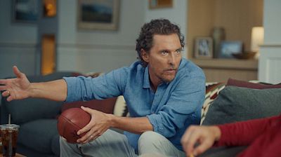 Matthew McConaughey Points Out the 'Elaborate Scheme' Going on at the NFL in Genius Uber Eats Commercial (Exclusive)