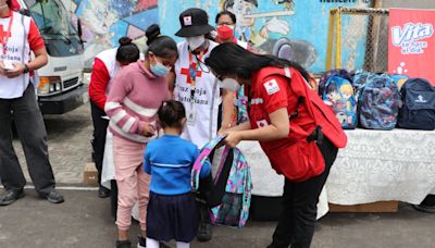 La Cruz Roja Ecuatoriana plantea una iniciativa solidaria para el regreso a clases