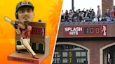 Giants' 100th splash hit bobblehead features replica water cannons