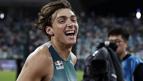 Sweden's Armand Duplantis breaks pole vault world record at Diamond League Xiamen