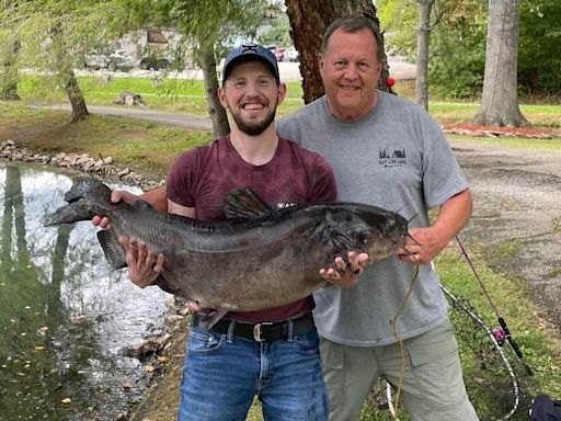 Wayne County angler catches record channel catfish