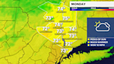 Morning rains before cloudy, warm Monday afternoon for the Hudson Valley