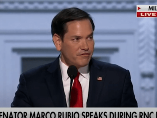 'What is up with Marco Rubio’s mouth?' Republican's oddly moving lips distract from speech