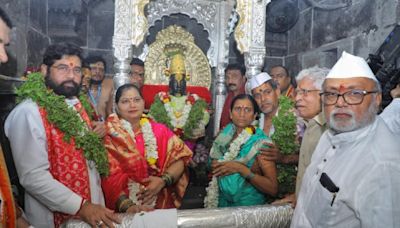 Maharashtra CM Eknath Shinde performs puja in Pandharpur on ’Ashadhi Ekadashi’, prays for abundant rain