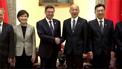新官上任！卓榮泰立院拜會韓國瑜親迎 盼國會支持推動「打詐四法」-台視新聞網