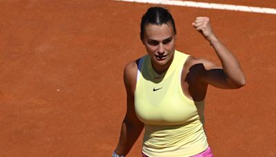 Sabalenka no perdona y avanza a octavos en Roma