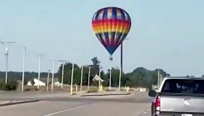 3 people hospitalized with serious electrical injuries after hot air balloon passes power lines