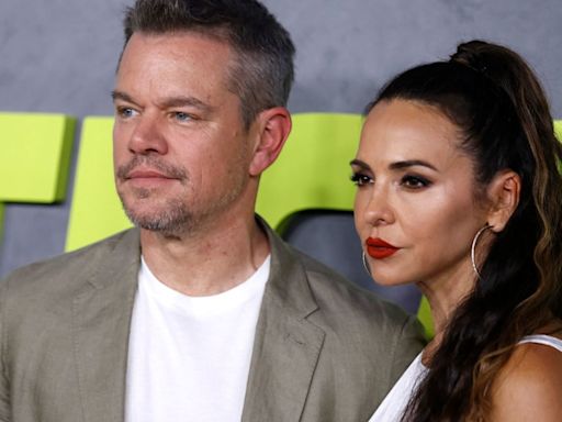 Matt Damon and wife Luciana Barroso make rare red carpet appearance with all 4 daughters