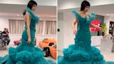 Cardi B Almost Wore a Teal Version of Her Billowing Black Met Gala Gown