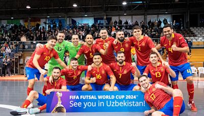 España conocerá a sus rivales para el Mundial de Fútbol Sala el 26 de mayo