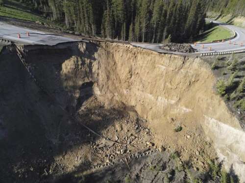 Large chunk of Wyoming’s Teton Pass collapses | Times News Online