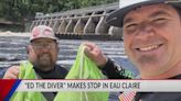 Feel Good Friday: ‘Ed the Diver’ makes stop in Eau Claire to help keep waterways clean